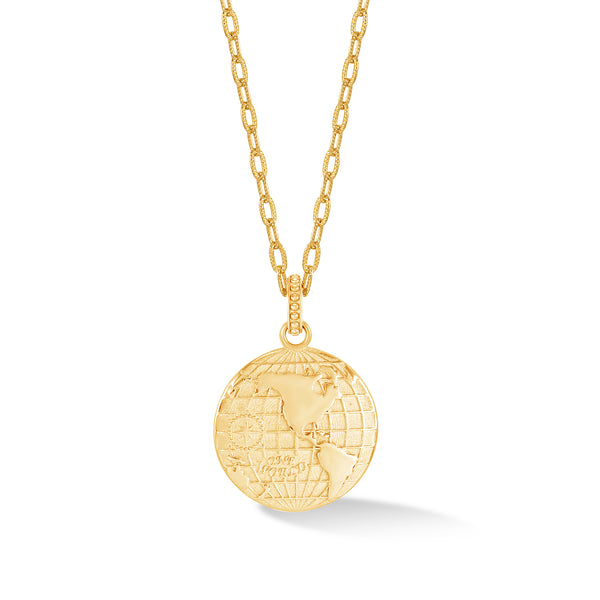 TSP52-V-Dower-and-Hall-Yellow-Gold-Vermeil-One-World-Talisman-Necklace-Front