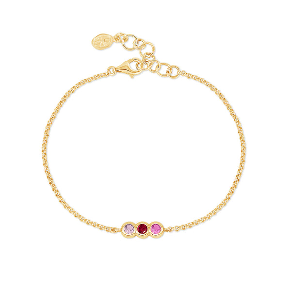 'Pinks' Tutti Frutti Chain Bracelet