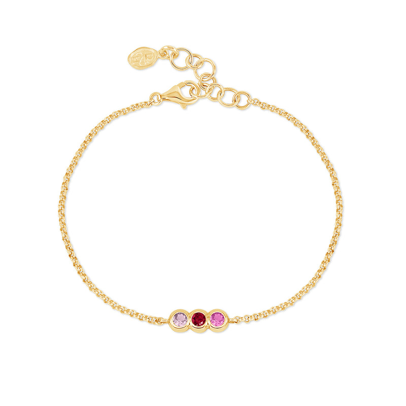 'Pinks' Tutti Frutti Chain Bracelet