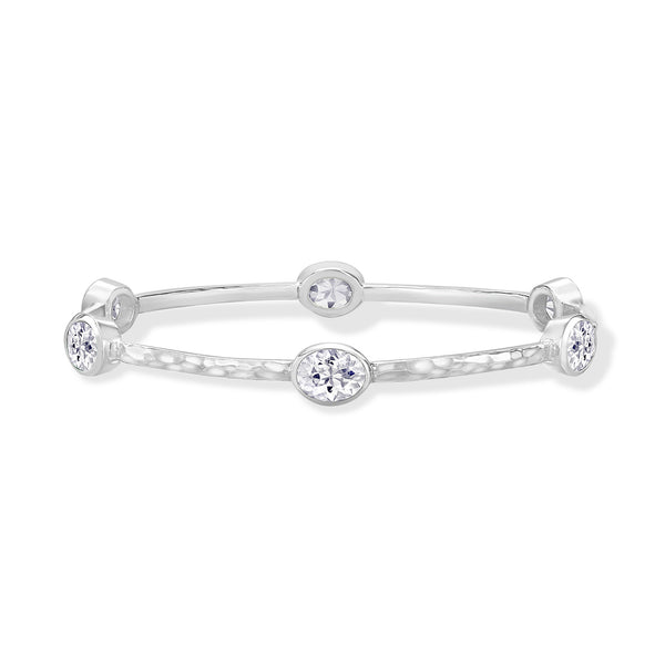 TWBG69-S-WT-Dower-and-Hall-Sterling-Silverl-Oval-Oval-White-Topaz-Array-Bangle