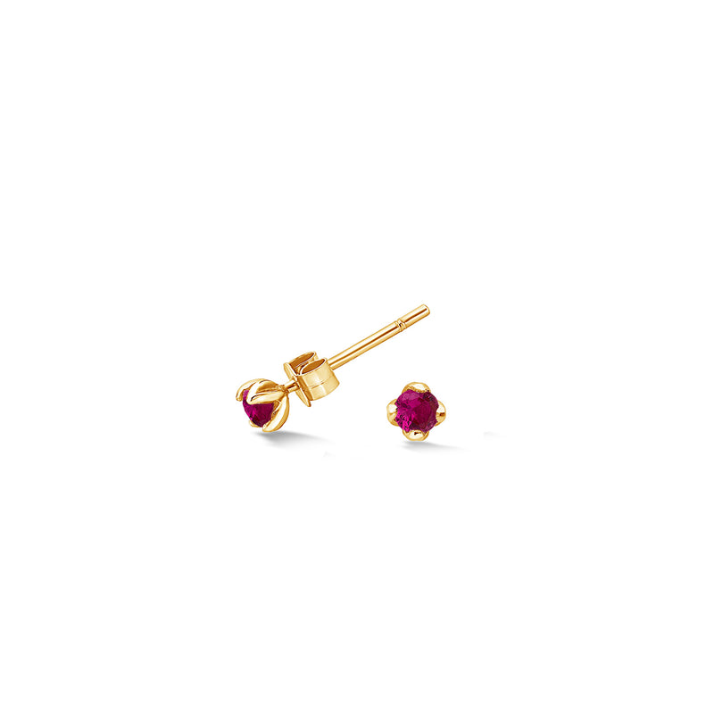 TWE13-V-RUBY-Dower-and-Hall-Yellow-Gold-Vermeil-3mm-Ruby-Orissa-Studs