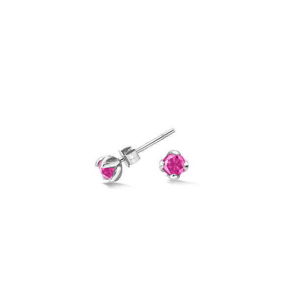 TWE14-S-PT-Dower-and-Hall-Sterling-Silver-4mm-Pink-Tourmaline-Orissa-Studs