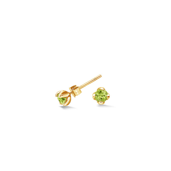 TWE14-V-PERI-Dower-and-Hall-Yellow-Gold-Vermeil-4mm-Peridot-Orissa-Studs