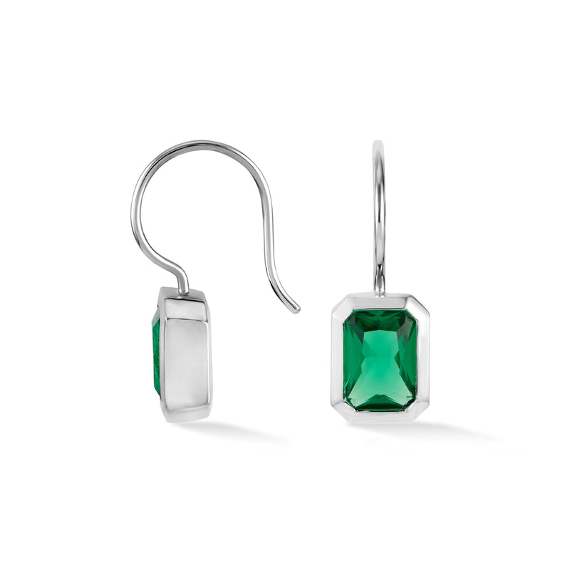 TWE33-S-GG-Dower-and-Hall-Sterling-Silver-Octagon-Green-Garnet-Earrings