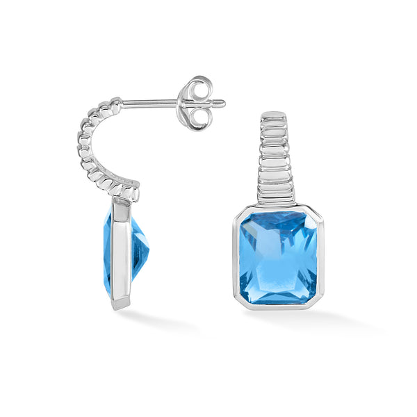TWE34-S-BT-Dower-and-Hall-Sterling-Silver-Blue-Topaz-Octagon-Humbug-Earrings