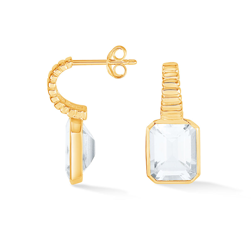 TWE34-V-WT-Dower-and-Hall-Yellow-Gold-Vermeil-White-Topaz-Octagon-Humbug-Earrings