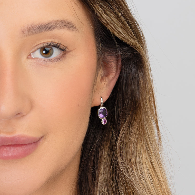 TWE35-S-AME-Dower-and-Hall-Sterling-Silver-Amethyst-Hammered-Hoop-Earrings-2