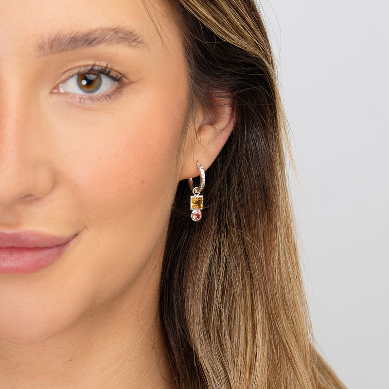 TWE36-S-CIT-TG-Dower-and-Hall-Sterling-Silver-Square-Citrine-Hammered-Huggie-Hoops-2
