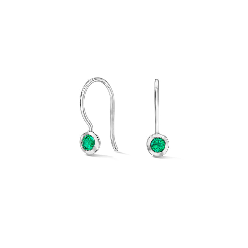 Green Garnet Dewdrop Earrings