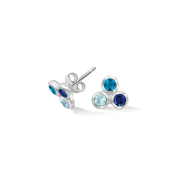 TWE60-S-BLUES-Dower-and-Hall-Sterling-Silver-Blues-Array-Trio-Studs