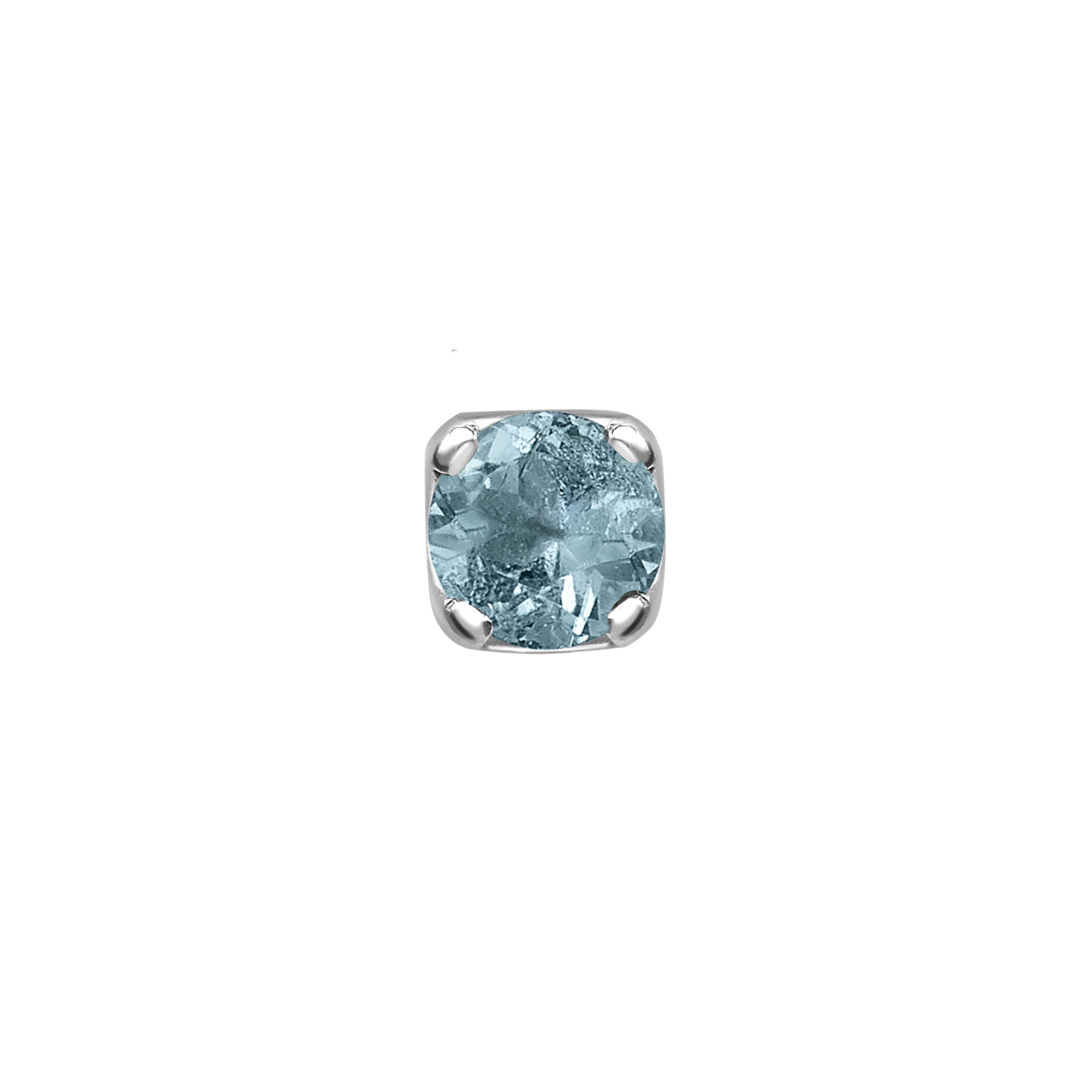 Men's on sale aquamarine earrings