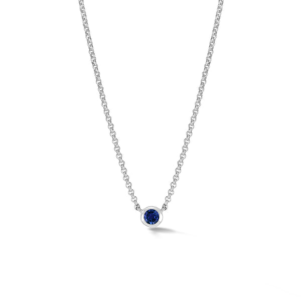     TWP4-S-BSAPP-Dower-and-Hall-Sterling-Silver-Blue-Sapphire-Round-Dewdrop-Pendant