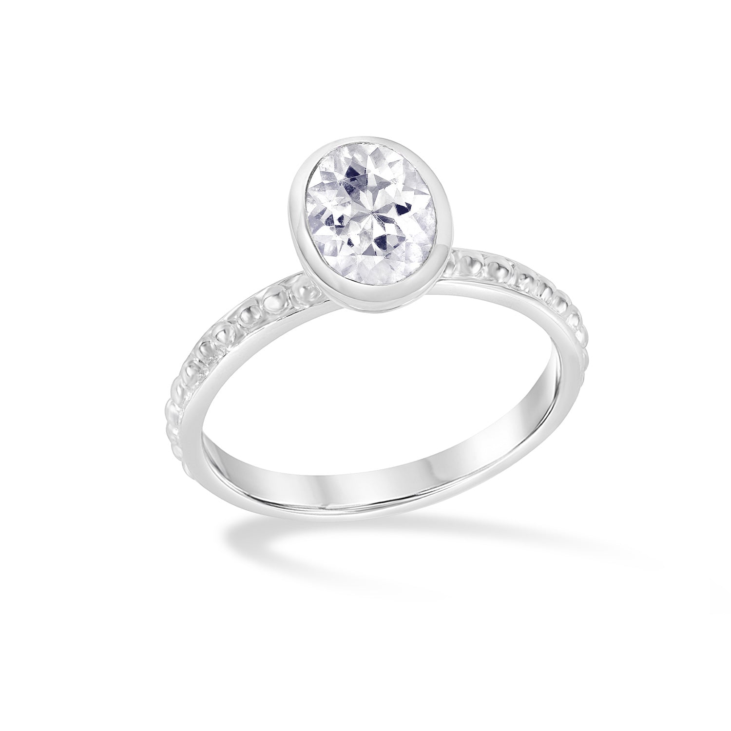 Topaz Oval Granular Dotty Twinkle™ Ring