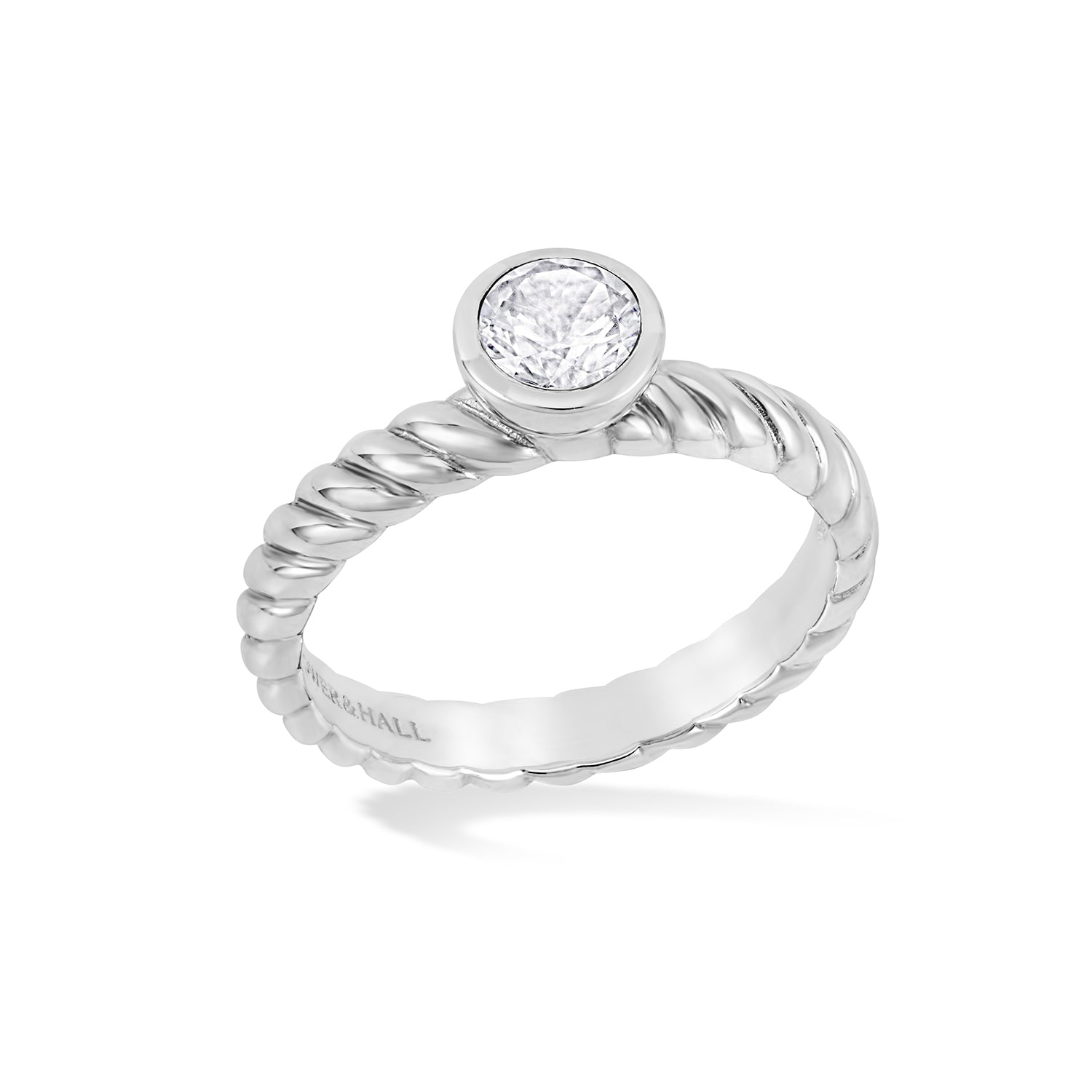 アクセサリー DOWER&HALL Twist Heavy Ring Sterling 925 DOWER&HALL Twist Heavy Ring Sterling 925 メンズ