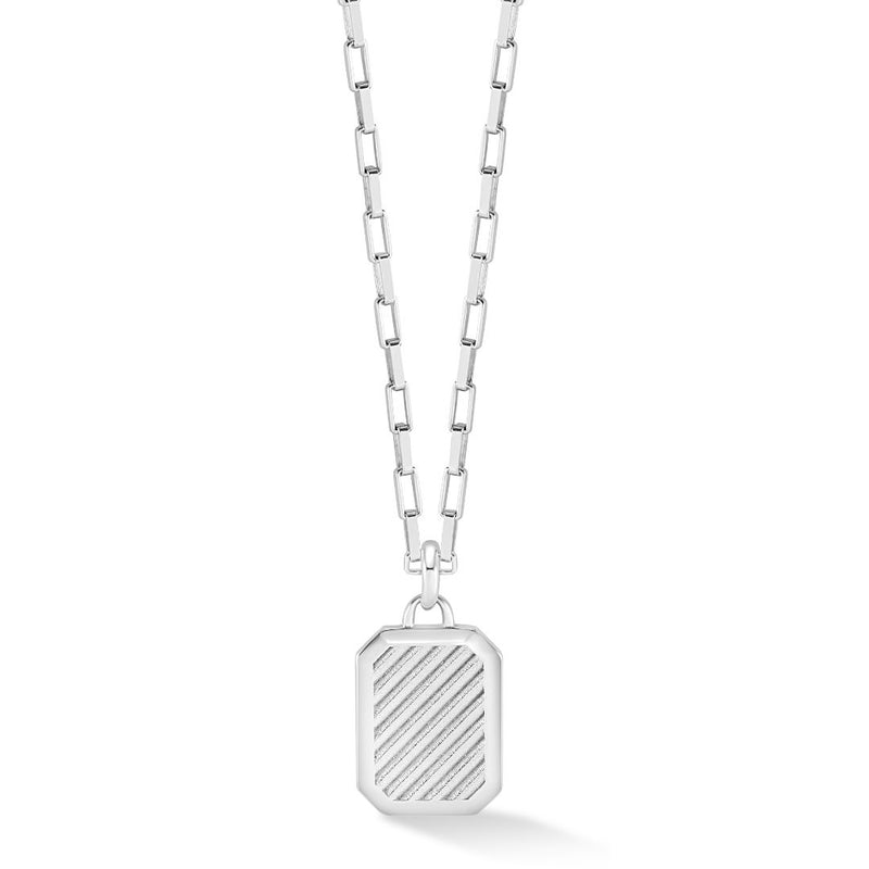 Men's Octagon Humbug Paperclip Necklace