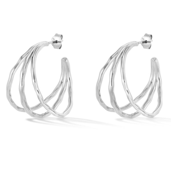 WFE15-S-Dower-and-Hall-Sterling-Silver-Large-Triple-Row-Waterfall-Hoops