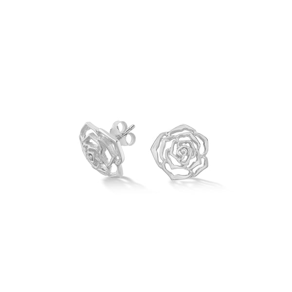 WRE20-S-Dower-and-Hall-Sterling-Silver-10mm-Wild-Rose-Flower-Studs