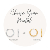 Hammered Huggie Hoops Christmas Cracker