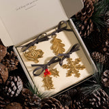 XC-FROSTED-G-Dower-and-Hall-Gilded-Pewter-Frosted-Forest-Christmas-Decoration-Set-1