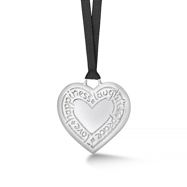     XC1999-P-Dower-and-Hall-Silver-Plated-Pewter-Happiness-Heart-Tree-Christmas-Decoration-1999