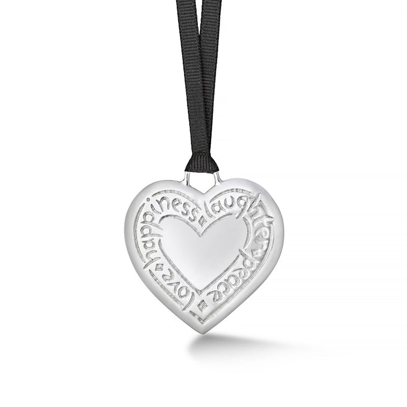     XC1999-P-Dower-and-Hall-Silver-Plated-Pewter-Happiness-Heart-Tree-Christmas-Decoration-1999