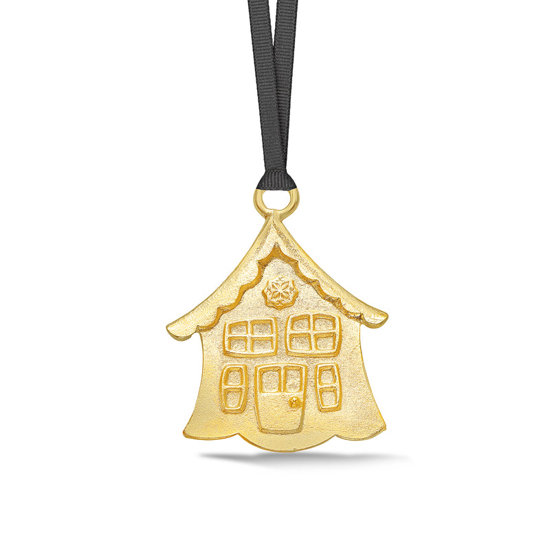    XC2014-G-Dower-and-Hall-Gilded-Advent-House-Christmas-Decoration-2014