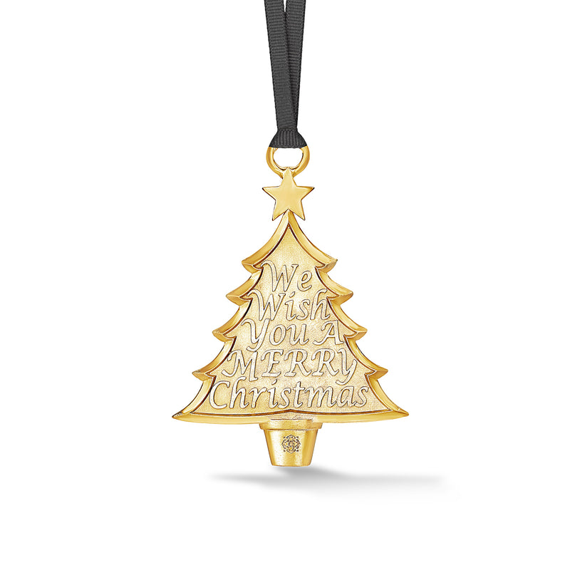 XC2015-GP-Dower-and-Hall-Gilded-Pewter-Merry-Christmas-Tree-Christmas-Decoration-2015