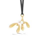     XC2018-G-Dower-and-Hall-Gilded-Pewter-Mistletoe-Christmas-Decoration-2018