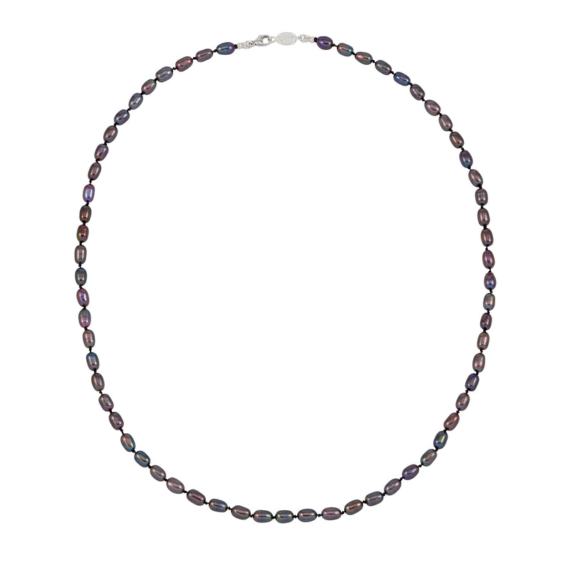 Dower-and-Hall-Sterling-Silver-Mens-Oval-Peacock-Pearl-Necklace