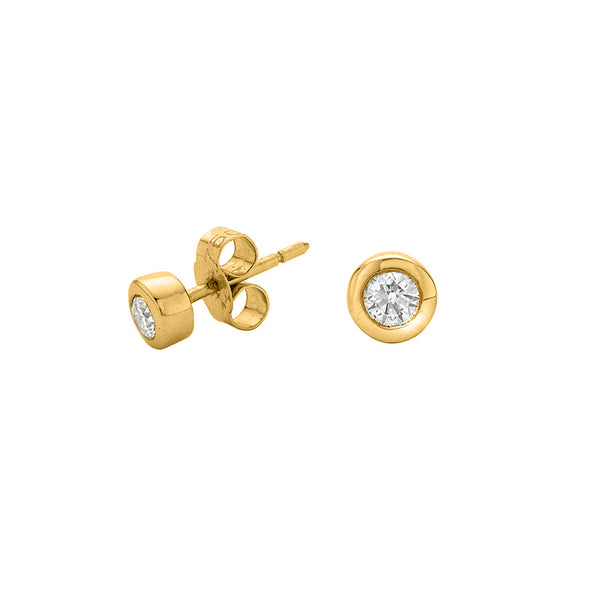 18k Gold & Diamond Cascade Studs