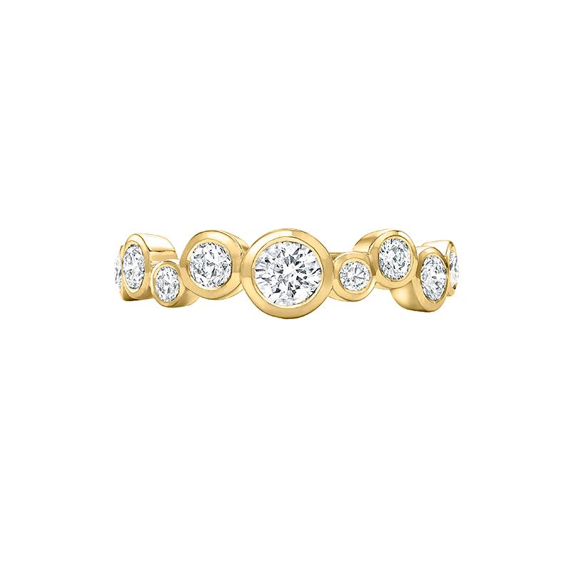 18k Gold & Diamond Cascade Ring - 0.75ct