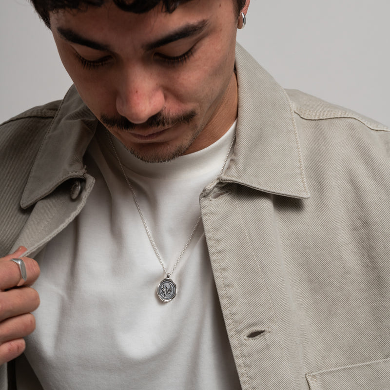 Men's talisman necklace clearance