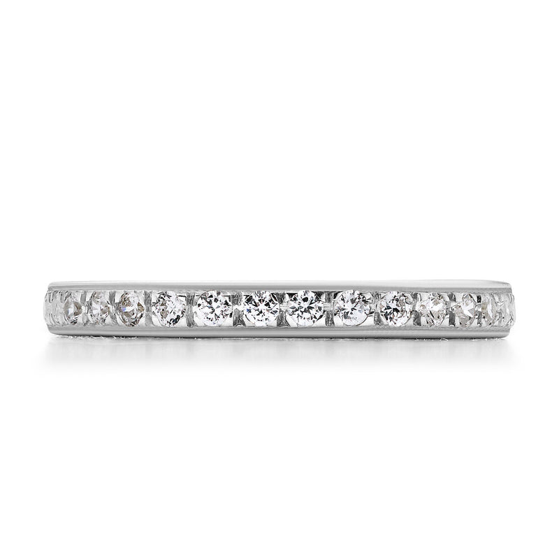 18k Exquisite 2.5mm Eternity Band Ring