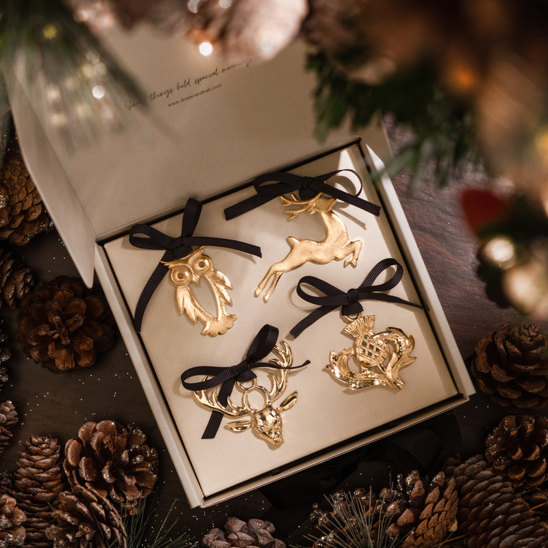 Highland Christmas Decoration Set