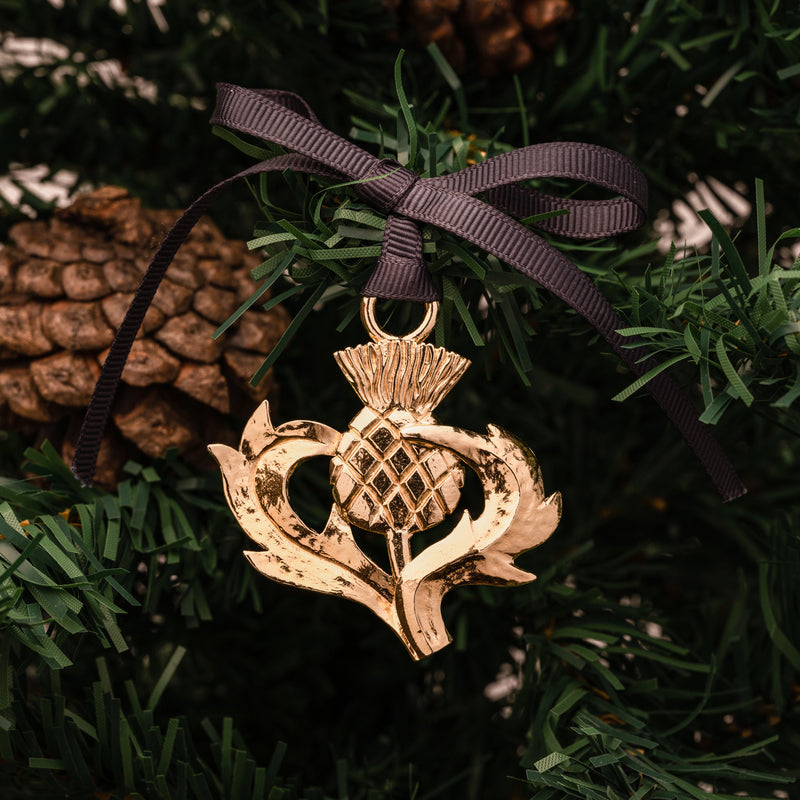 XC2022-THISTLE-G-Dower-and-Hall-Gilded-Pewter-Thistle-Christmas-Decoration-2022-1