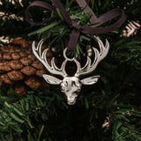 XC2022-STAG-P-Dower-and-Hall-Silver-Plated-Pewter-Stag-Christmas-Decoration-2022-1