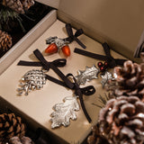 XC-WOODLAND-P-Dower-and-Hall-Silver-Plated-Pewter-Woodland-Christmas-Decoration-Set-1