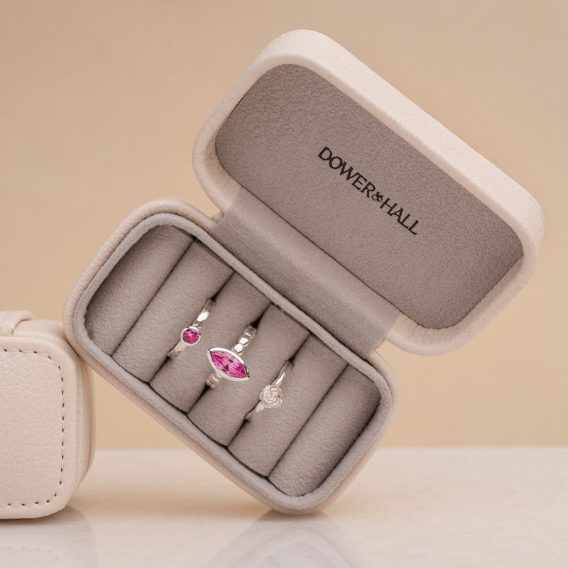 Rosey Posey Twinkle Stacking Rings