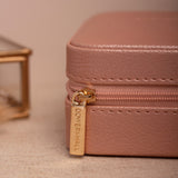 Rose Zipped Cushion Jewellery Box