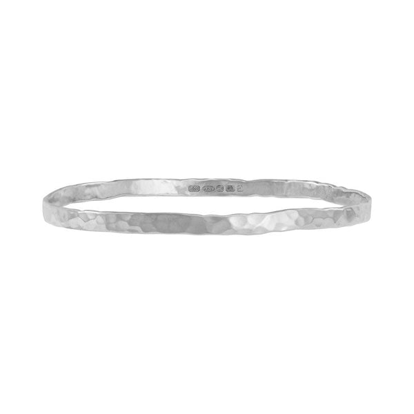 Dower-and-Hall-NBG4M-S-Sterling-Silver-Mens-4mm-Hammered-Nomad-Bangle