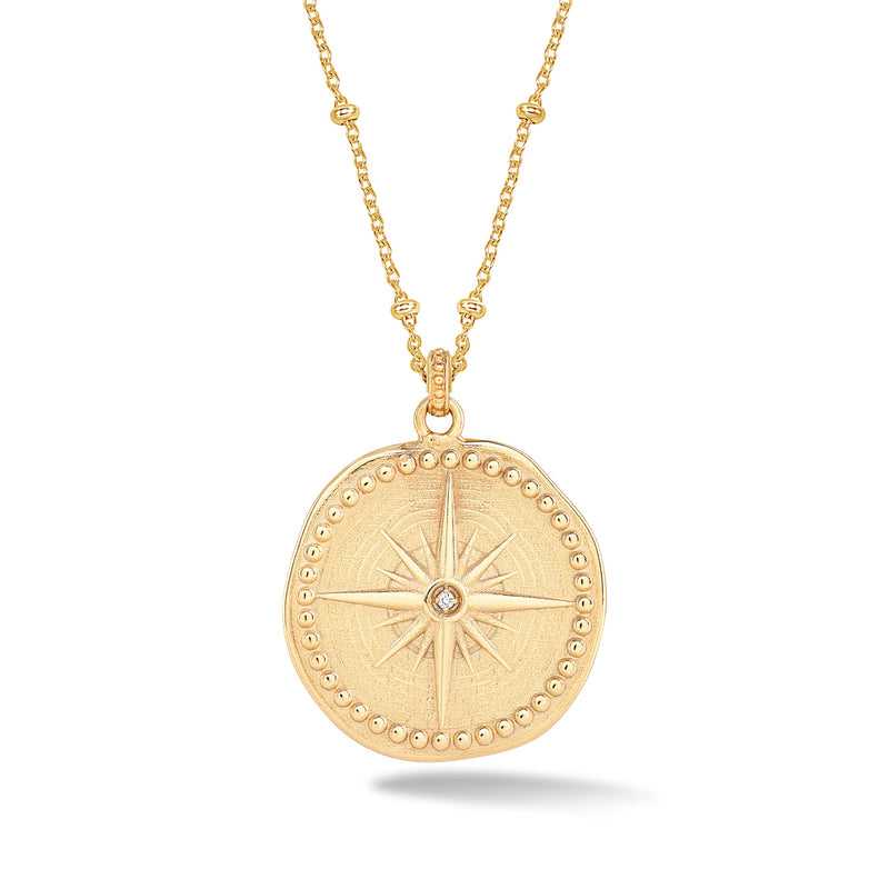 Diamond True North Talisman Necklace