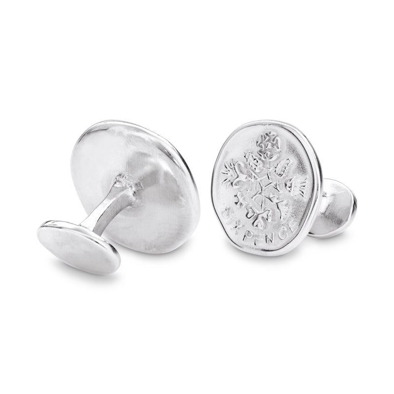 Lucky Sixpence Cufflinks