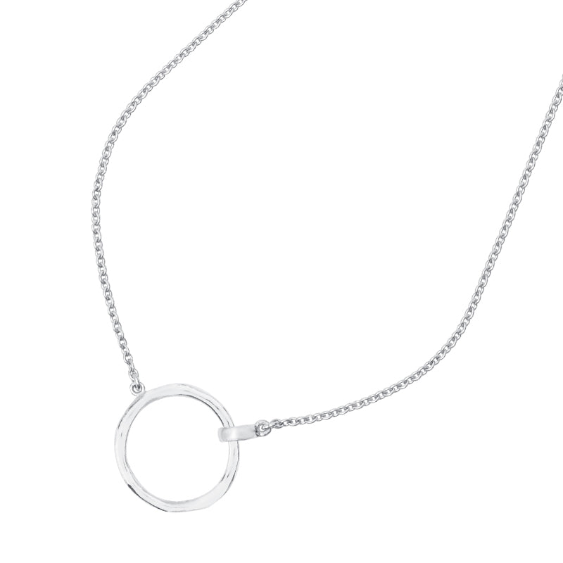 14k Gold Ripple Pendant