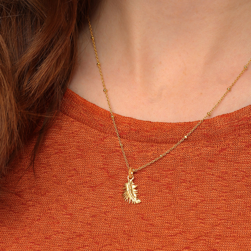 Small Feather Pendant
